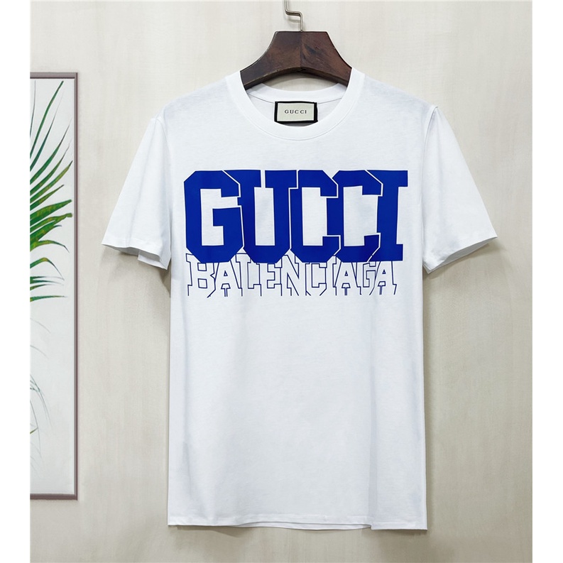 Áo Thun Tay Ngắn Cổ Tròn In Chữ Gucc1 2022 Mới Size S-4XL