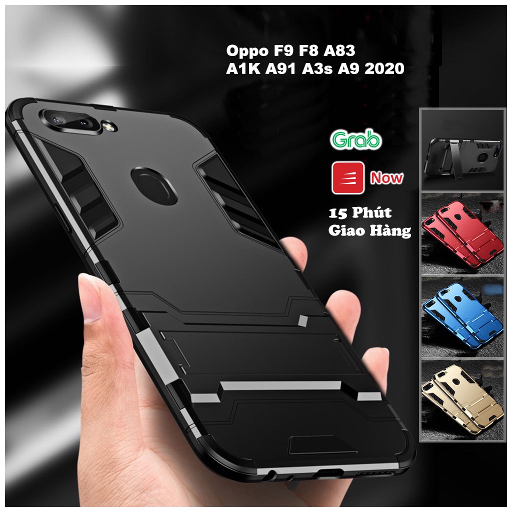 Ốp lưng Oppo F9 F7 A83 A1K A91 A3s A9 2020 Reno chống sốc - chống va đập, có chống gạt xem phim
