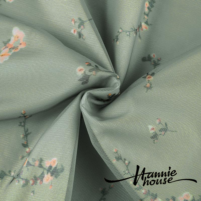 Chân váy lưng cao hoạ tiết hoa phong cách vintage thanh lịch thời trang cho nữ