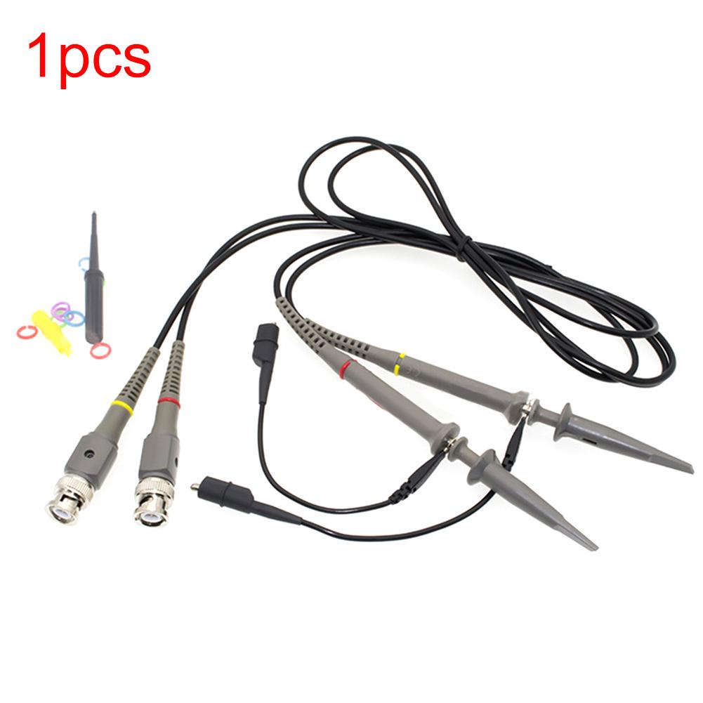 1x hot p6100 dc 6mhz 100mhz oscilloscope scope clip probe test leads durable