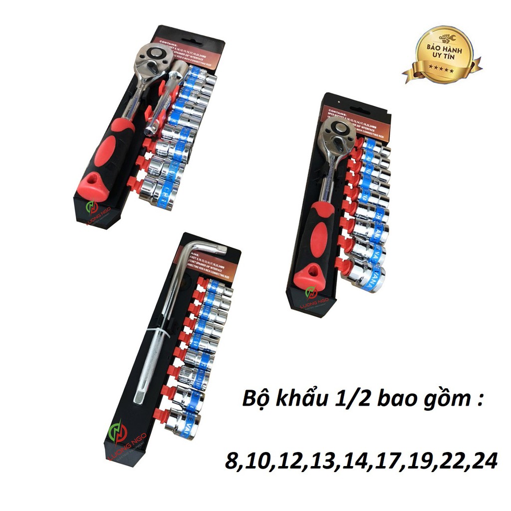 Bộ khẩu sửa chữa oto xe máy 1/2 ich