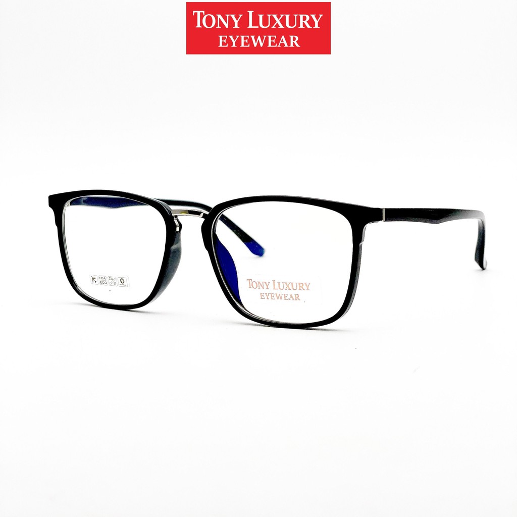 Gọng Kính Cận Vuông Nhựa Siêu Dẻo Tony Luxury Eyewear 2164 - Nhận Cắt Tròng Cận Viễn