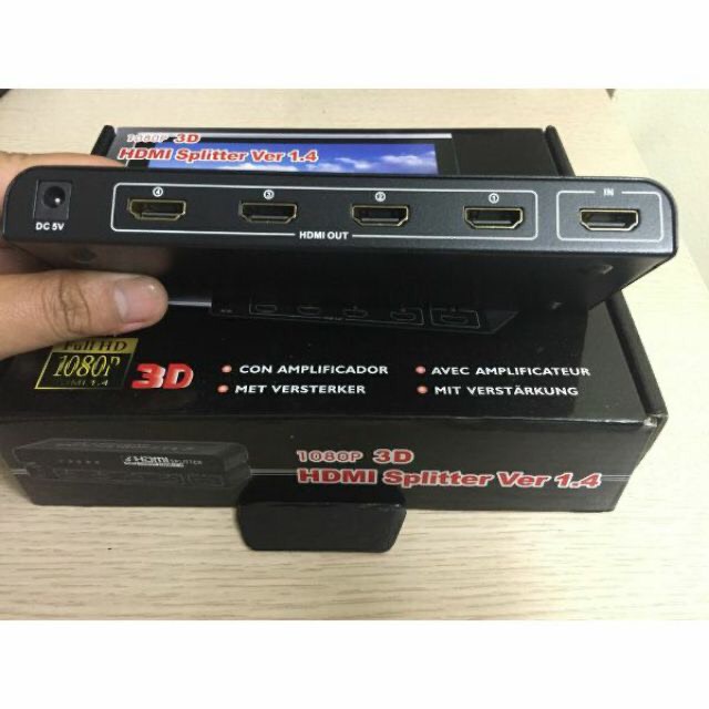 Bộ chia hdmi 1 ra 4 mạch dài 4k