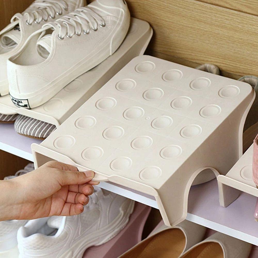 HCHCKệ Để Giày Dép WMES1 Bằng Nhựa Hai Tầng Tiết Kiệm Không Gian