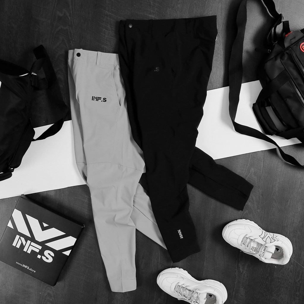 Quần dài nam có túi INF.S Zip Trousers Pant chất vải thun lạnh công nghệ 4StrEch - ARIES | BigBuy360 - bigbuy360.vn