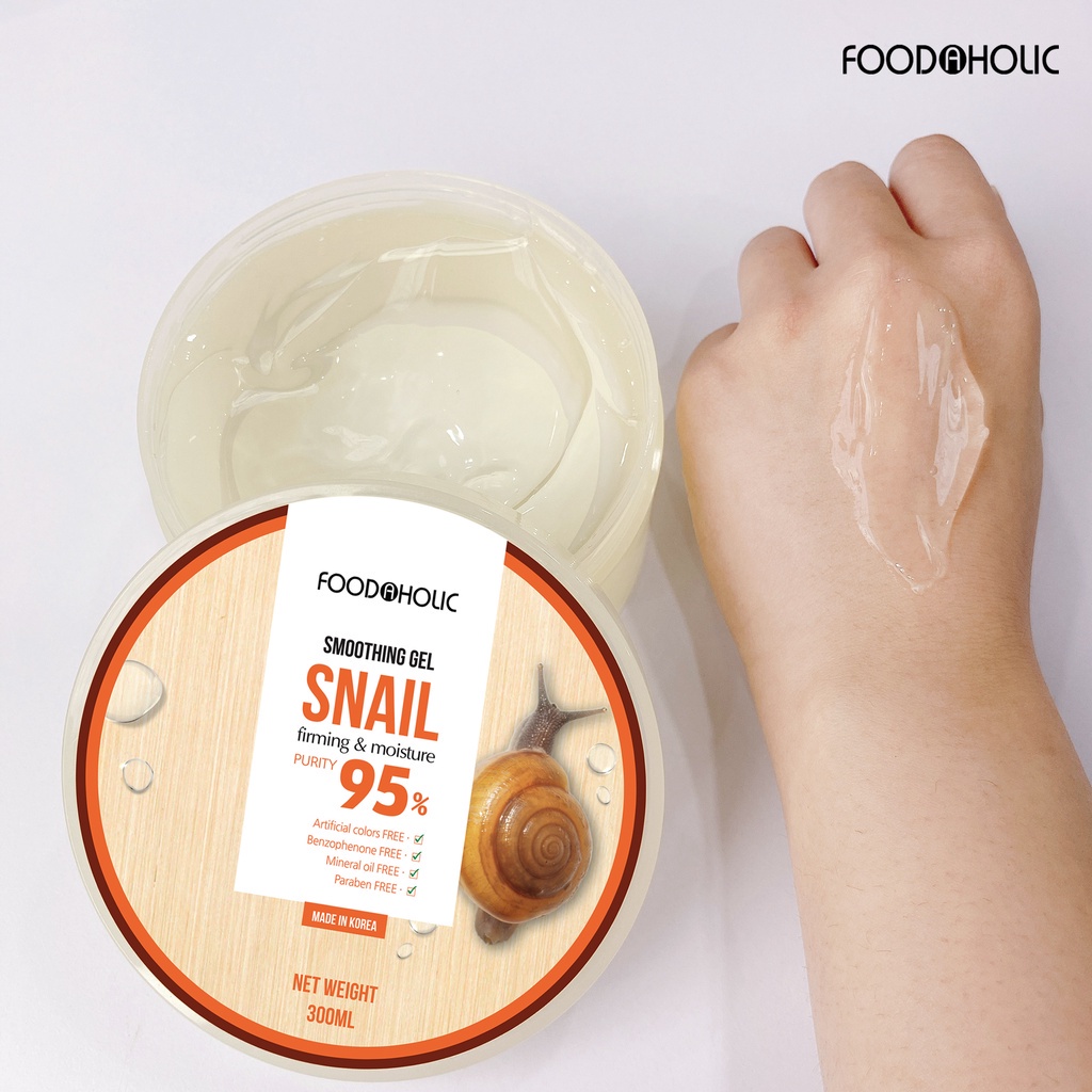 Gel Dưỡng Làm Dịu, Thu Nhỏ Lỗ Chân Lông, Phục Hồi, Chăm Sóc Da Foodaholic 300ml