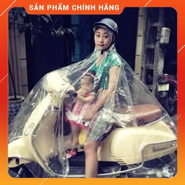 [HÀNG SIÊU TỐT] Áo mưa nhựa dẻo trong suốt 1 đầu