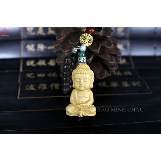 [PHÁP BẢO MINH CHÂU] MÓC TREO CHÚ TIỂU (TUA HẠT VÒNG - TUA XANH - TUA TÍM)