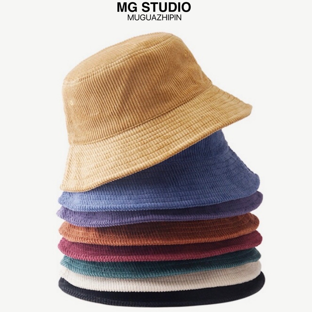 Mũ Tai Bèo MG STUDIO Chất Nhung Gân 12 Màu Sắc Xinh Xắn Tùy Chọn