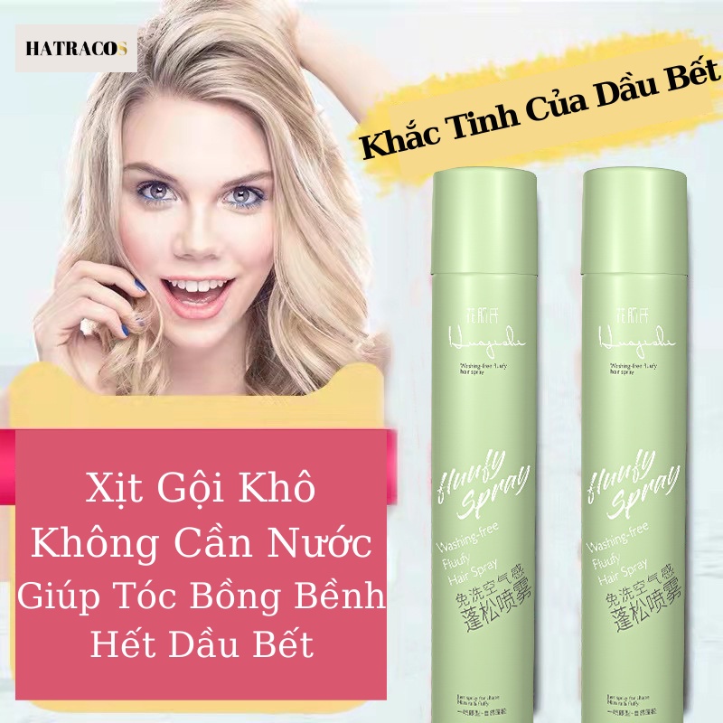 Dầu Gội Khô Nội Địa Trung Dầu Gội Khô Mini Phồng Tóc Đỡ Bết Tóc Chính Hãng Cao Cấp Fuufy Spray 200ml