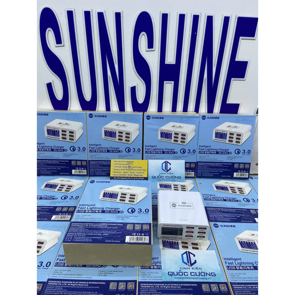 Dock sạc Sunshine 6 cổng SS-304Q