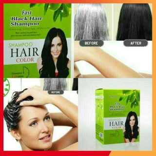 [Được Chọn Mẫu] Hộp 10 Gói Gội là đen