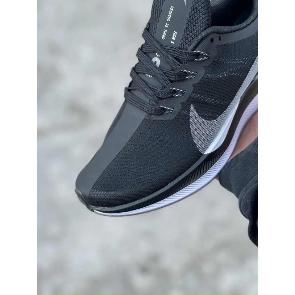 Giày thể thao sneaker Air Zoom chạy bộ,đi chơi đen trắng nam nữ
