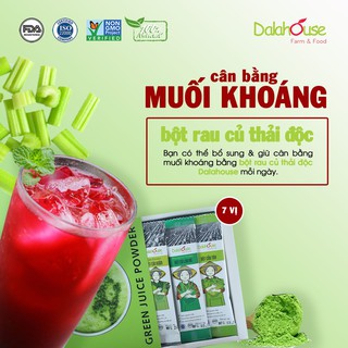 [DALAHOUSE] Combo Detox - Bột Rau Củ Thải Độc (63g)