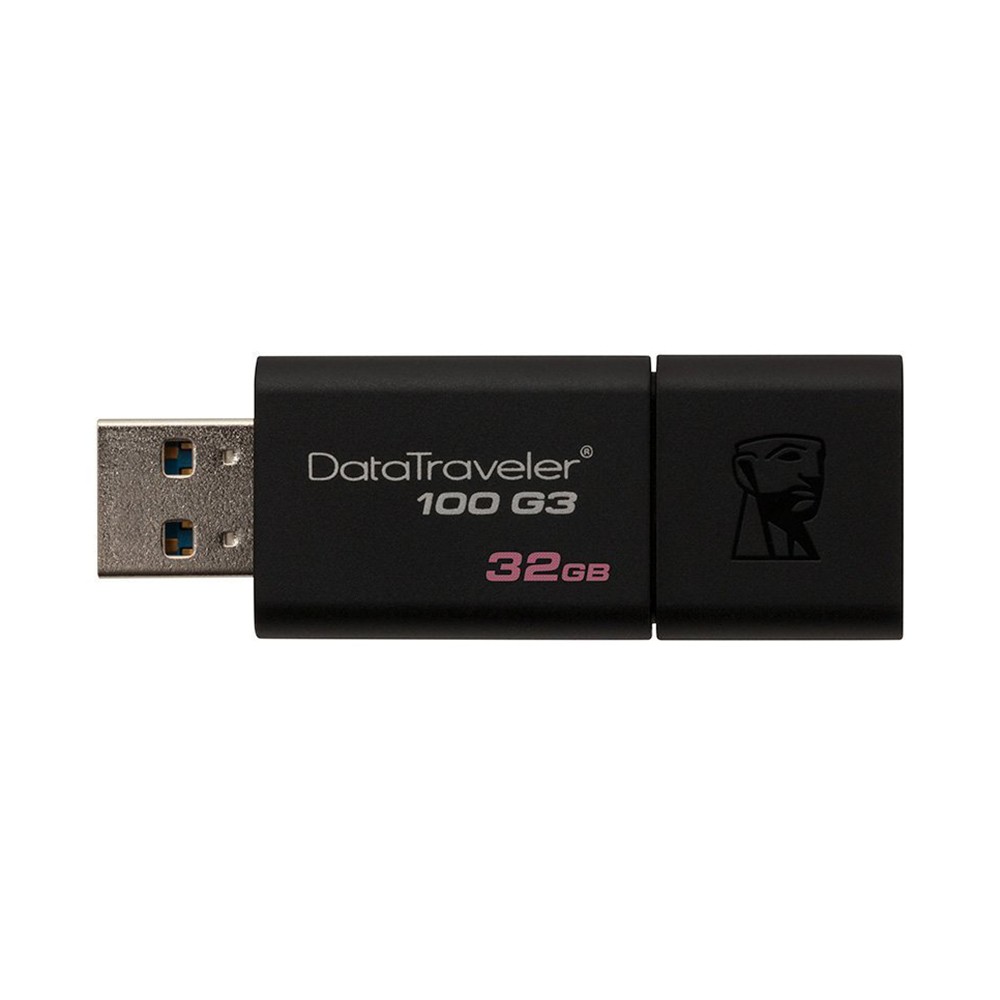 USB Kingston DT100G3 32GB / 64GB nắp trượt tốc độ upto 100MB/s - Hãng phân phối chính thức