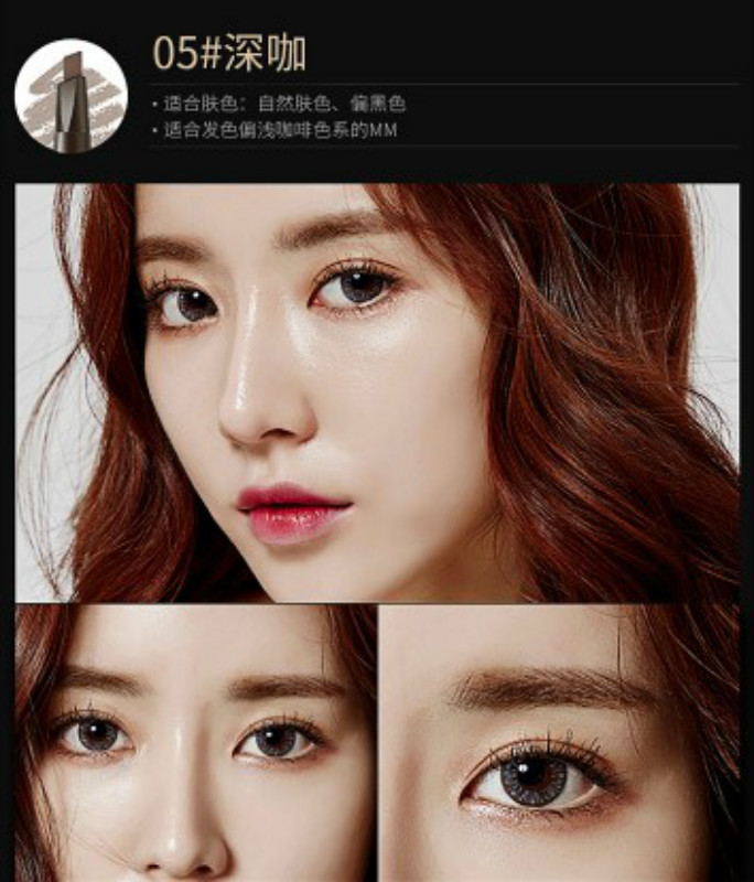 Bút kẻ lông mày hai đầu chống thấm nước không phai màu lâu trôi | BigBuy360 - bigbuy360.vn