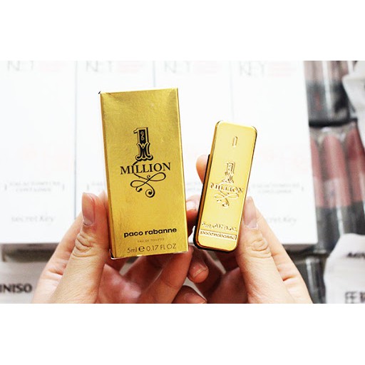 Nước hoa nữ mini Paco Rabanne One Million 5ml