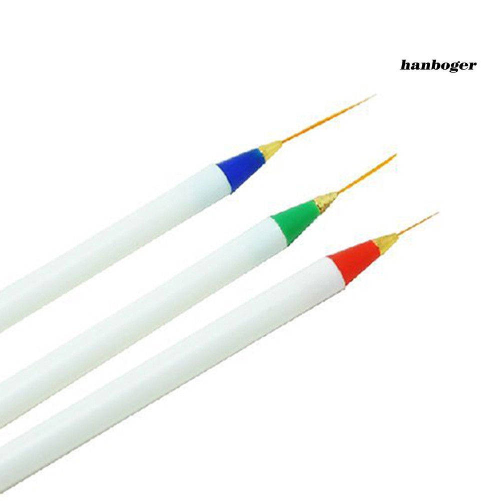 Set 3 Cọ Vẽ Trang Trí Móng Tay Nghệ Thuật Diy