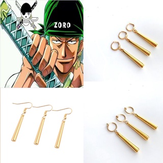 Bông tai dạng kẹp hình anime one piece thời trang dự tiệc