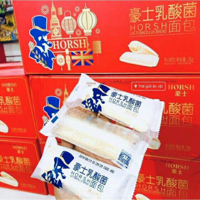 Bánh sữa chua Đài Loan Horsh Lactobacillus Bread ( thùng 2kg)