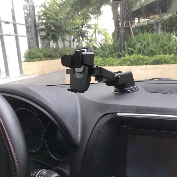 Giá đỡ điện thoại ô tô gắn taplo xoay 360 độ, kẹp điện thoại ô tô DT05