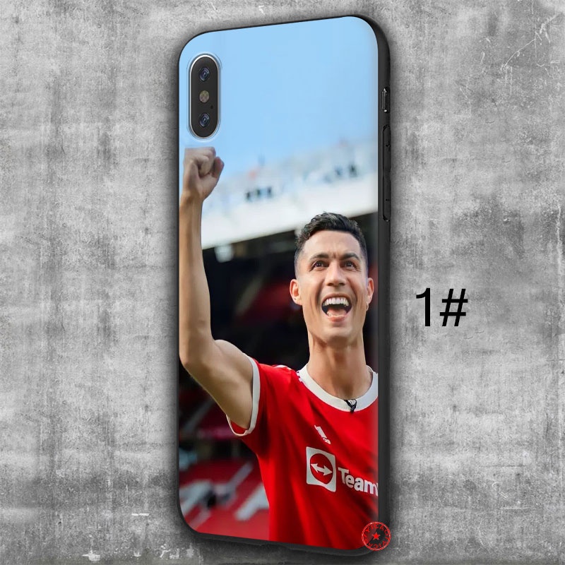 Ốp điện thoại in hình Cristiano Ronaldo thích hợp cho IPHONE SE XR 5 5S 6 6S 7 8 11 PRO MAX PLUS UOL34 CR7