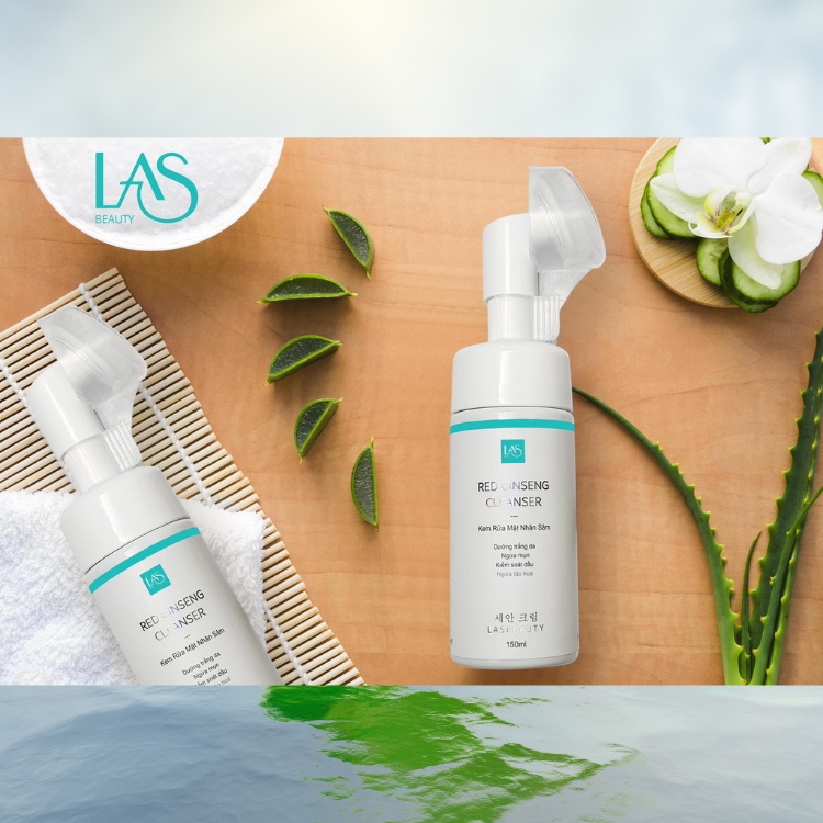 Kem rửa mặt, kem rửa, kem rửa mặt nhân sâm, LAS BEAUTY, 150ml | BigBuy360 - bigbuy360.vn