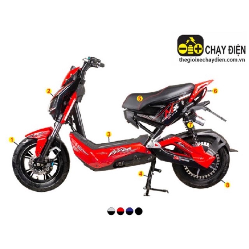 đôi ốp càng xmen 2 giảm sóc tem phủ bóng