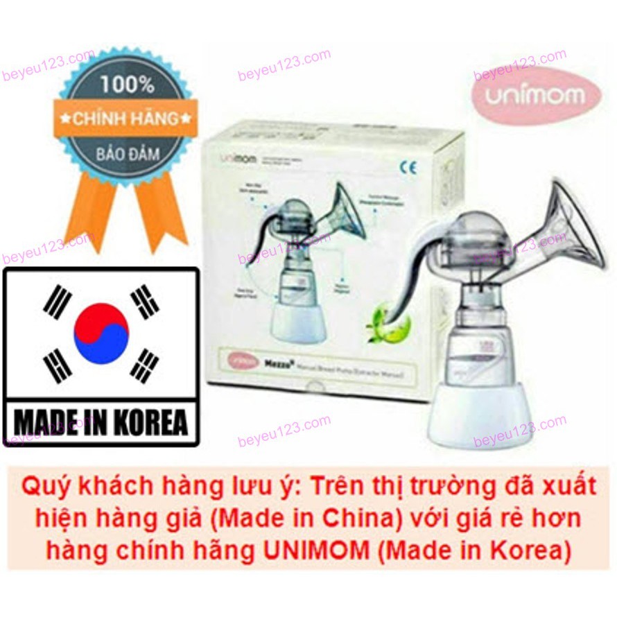 Máy hút sữa bằng tay UNIMOM MEZZO UM880052 - Hàn Quốc