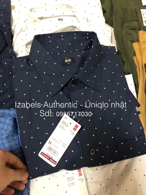 Áo sơmi nam Uniqlo authentic