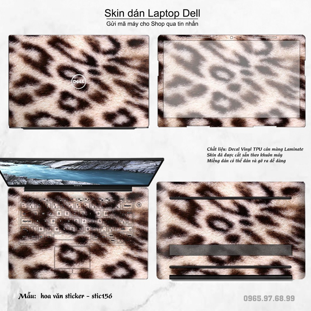 Skin dán Laptop Dell in hình Hoa văn sticker nhiều mẫu 26 (inbox mã máy cho Shop)