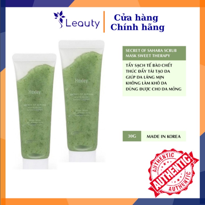 Tẩy Tế Bào Chết HUXLEY Mini Mặt Nạ Tẩy Tế Bào Chết Huxley Scrub Mask