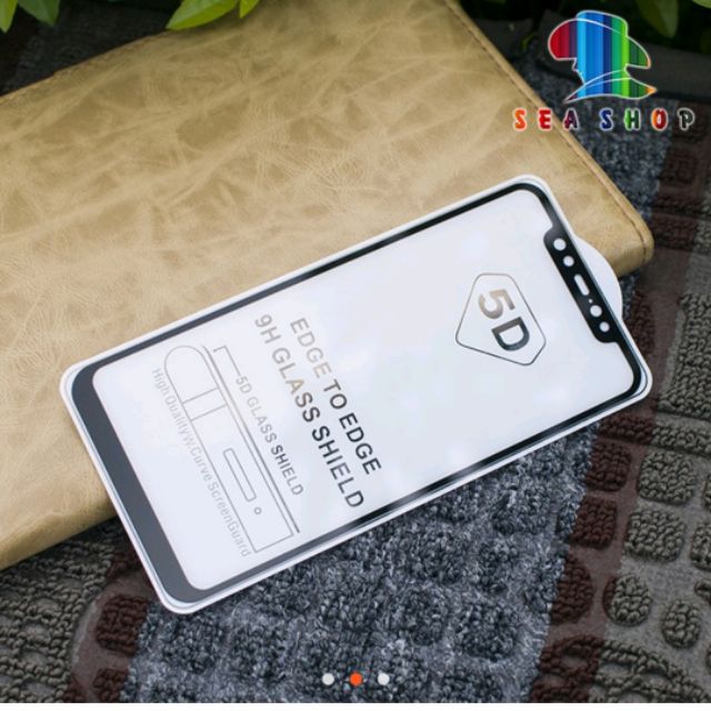 Dán kính cường lực 5D cho Xiaomi MI 8 Full keo toàn màn hình