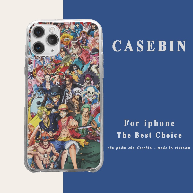 Ốp lưng tất cả nhân vật one piece Iphone 7/8/x/xr/xs/11/12 plus promax mini LRT20212378