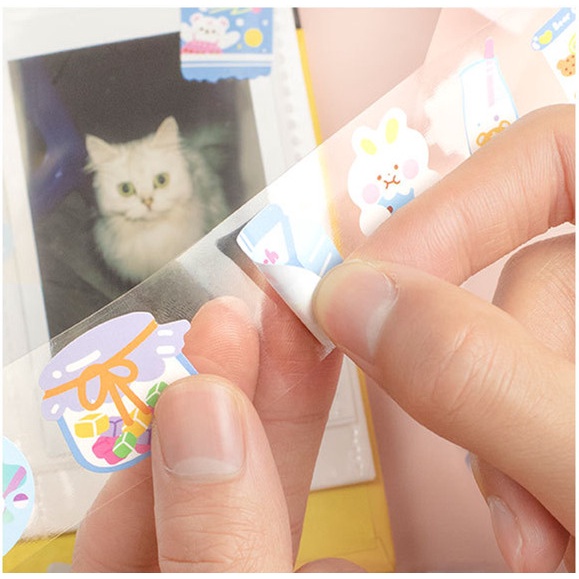 Miếng Dán Trang Trí Thủ Công Họa Tiết Cô Gái Dễ Thương
