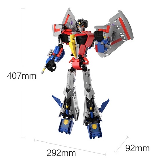 Bộ đồ chơi lắp ráp Robot Starscream Transformers Xiaomi +860 mảnh ghép
