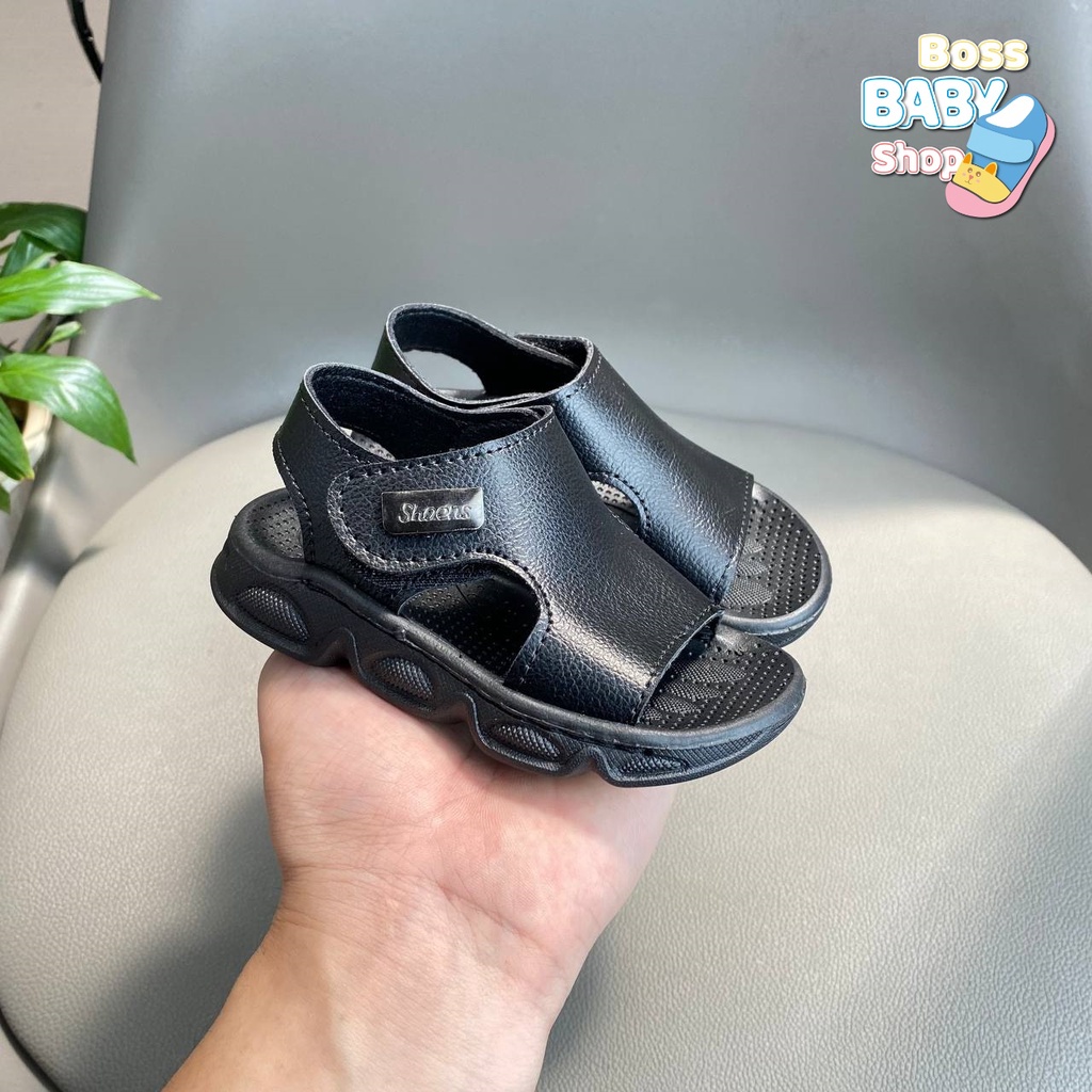 Dép sandal bé trai quai hậu 1-5 tuổi thời trang siêu nhẹ phong cách hàn quốc đáng yêu