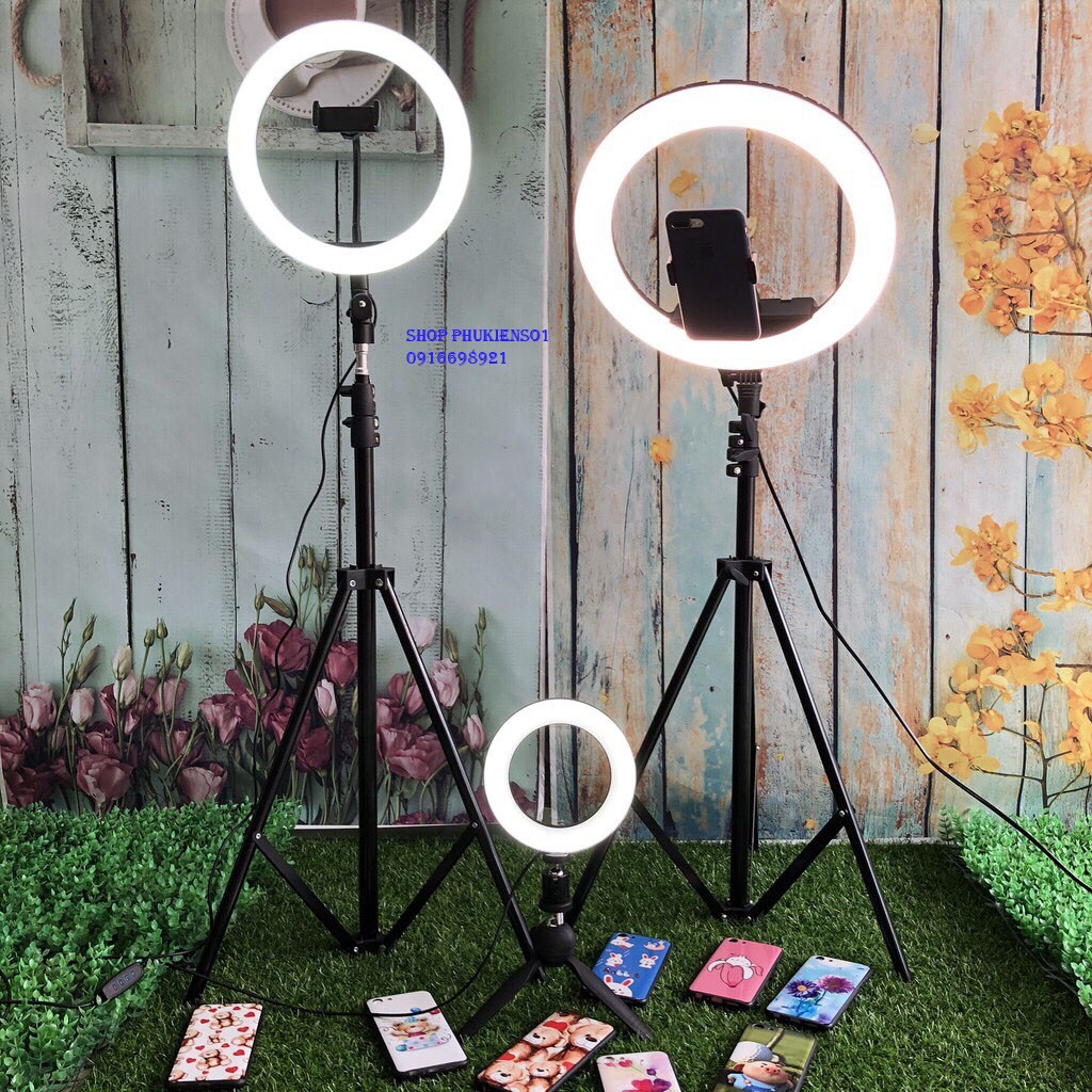 💝ĐÈN +CHÂN TRIPOD LIVESTREAM BÁN HÀNG, CHỤP HÌNH MAKE UP 💝💝