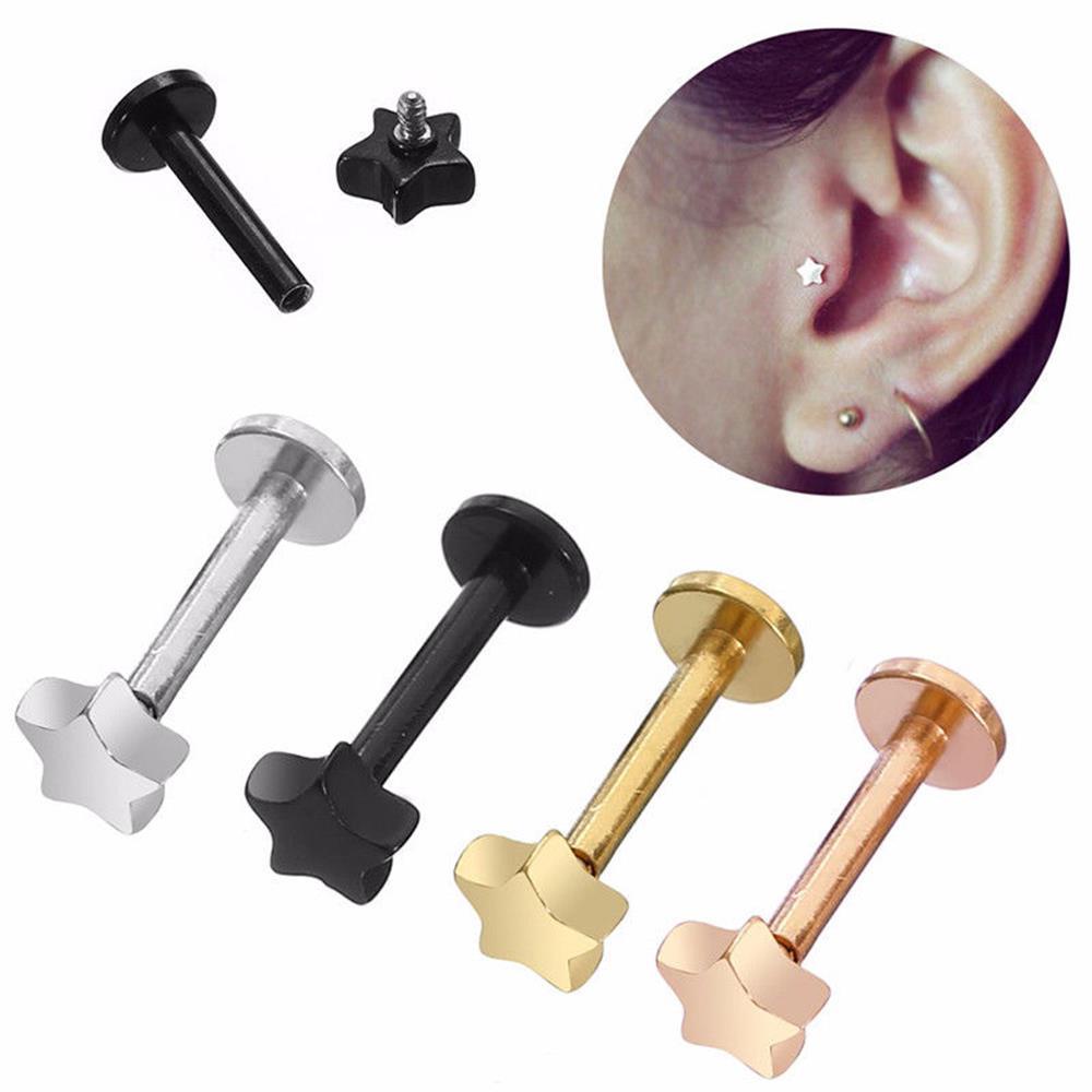 Bộ 2 Khuyên Tai Nữ Bằng Thép Phẫu Thuật