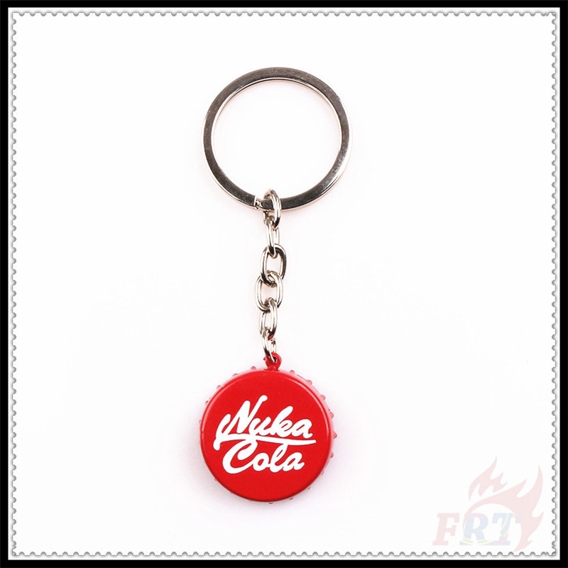 ✪ Fallout:nuka Cola - Dụng Cụ Mở Nắp Chai ✪ 1 Móc Khóa Hình Máy Chơi Game Bằng Kim Loại