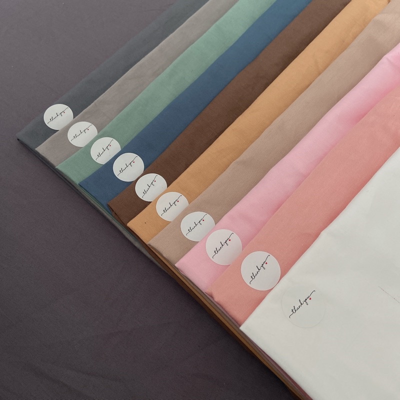Vỏ gối nằm cotton trơn màu phong cách Hàn Quốc cao cấp