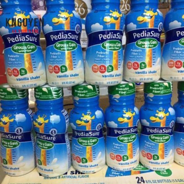 [Date mới]  Sữa Pediasure Mỹ nước chất xơ 237ml Mỹ