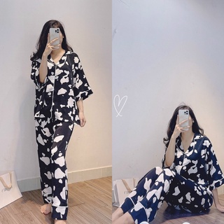 Đồ bộ dài lụa mango cánh dơi bigsize