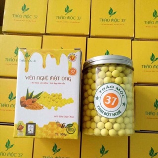 3 hũ nghệ to 500 viên nghệ mật ong 37