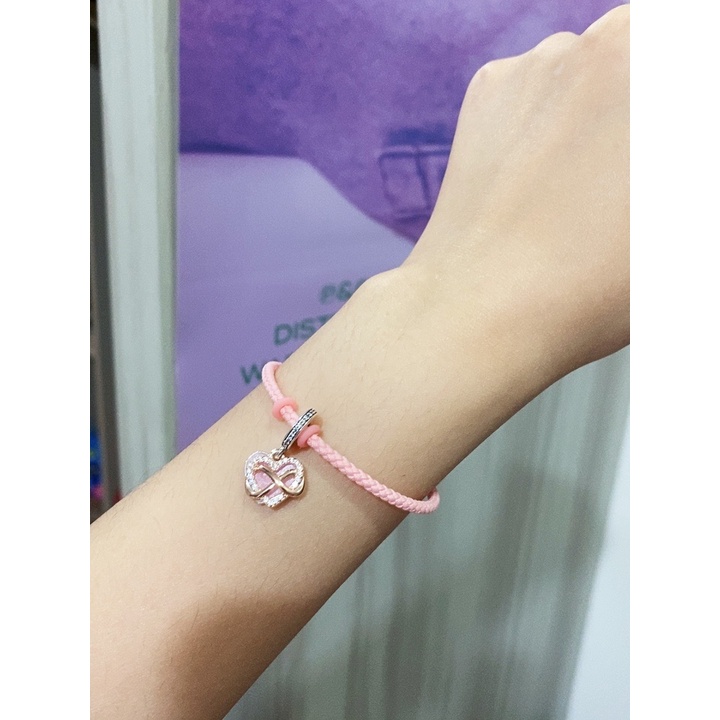 Mặt Dây Chuyền Hình Trái Tim Lấp Lánh Phù Hợp Làm Vòng Tay/Dây Chuyền