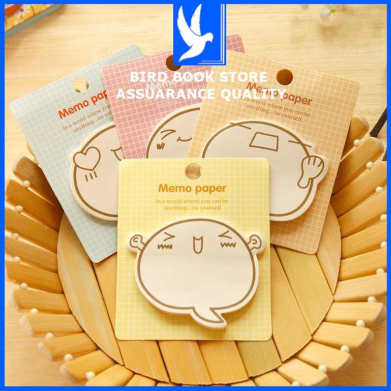 Note ghi chú BookMark Memo paper 𝑭𝒓𝒆𝒆𝒔𝒉𝒊𝒑 giấy nhớ Bird Book