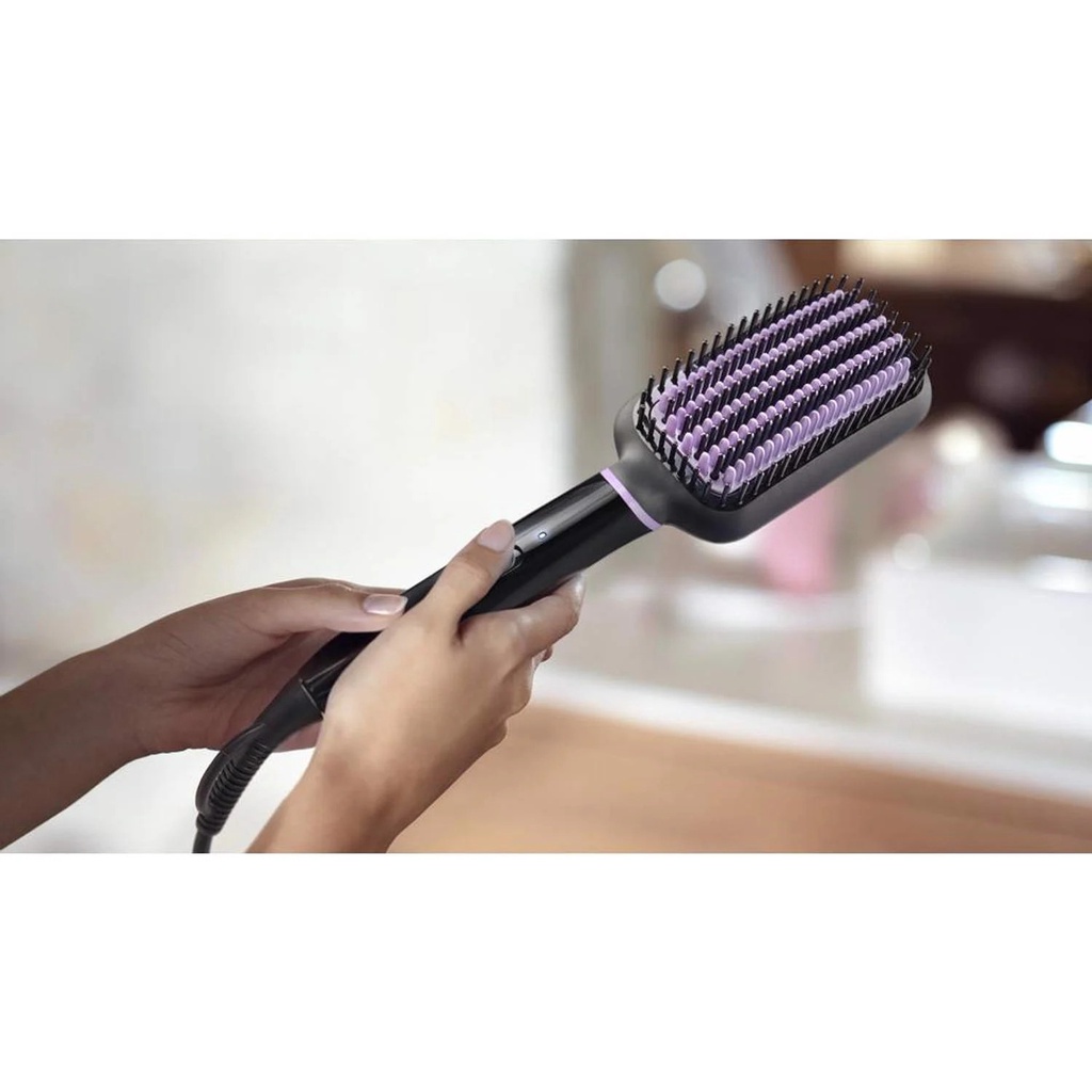 Dụng cụ tạo kiểu tóc Philips BHH880/00, lược điện chải tóc chỉ trong 5 phút, hàng Đức chính hãng