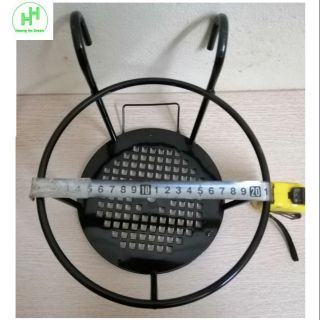 Combo 5 GIỎ SẮT Treo Chậu Hoa Ban Công Hình Tròn - Màu Đen