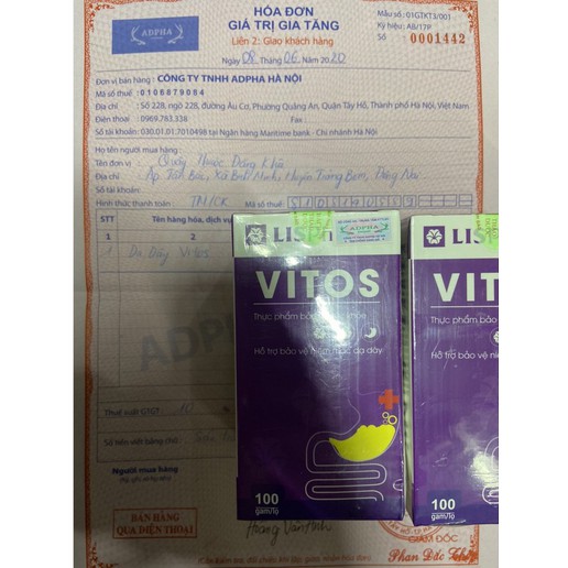 Dạ Dày Vitos Chính Hãng