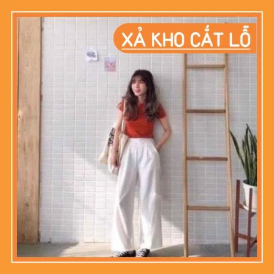 [ĐỈNH] QUẦN ỐNG RỘNG VẢI ĐŨI SUÔNG DÁNG ĐẸP 4 MÀU HOT THỜI TRANG BANAMO FASHION